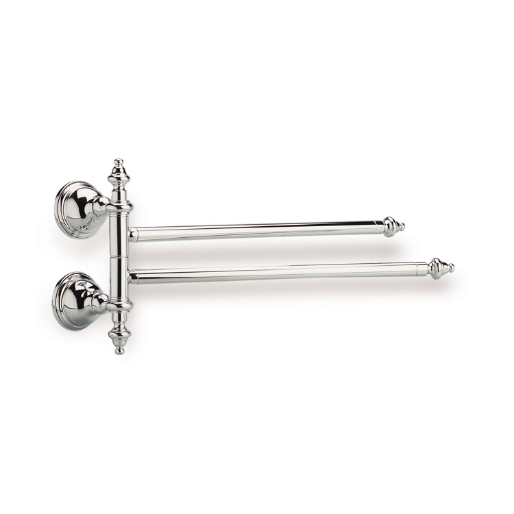 StilHaus EL16-08 Double Towel Bar with Swivel,15 Inch, Classic Style